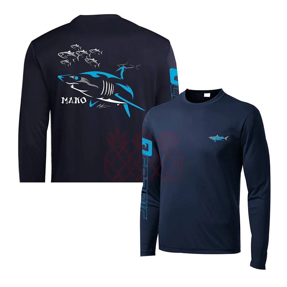 Oceanic Fishing Jersey Long Sleeve Sun Protection Breathable Performance Fishing Clothing Camisa De Pesca UPF 50+ Fishing Shirt