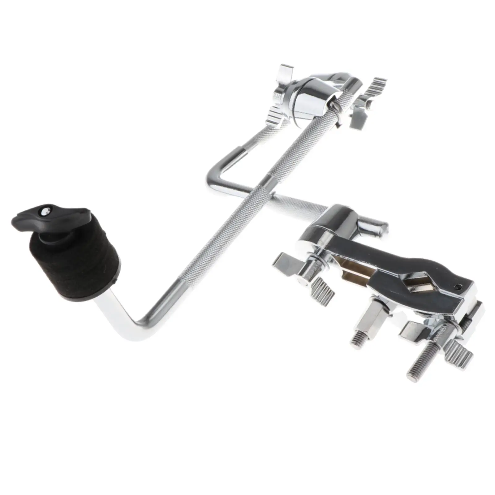 Cymbal Attachment Clamp Portable Cymbal Stand Holder Support Expansion Rack Removable Adjustable Extension Arm Drum Clamp Holder