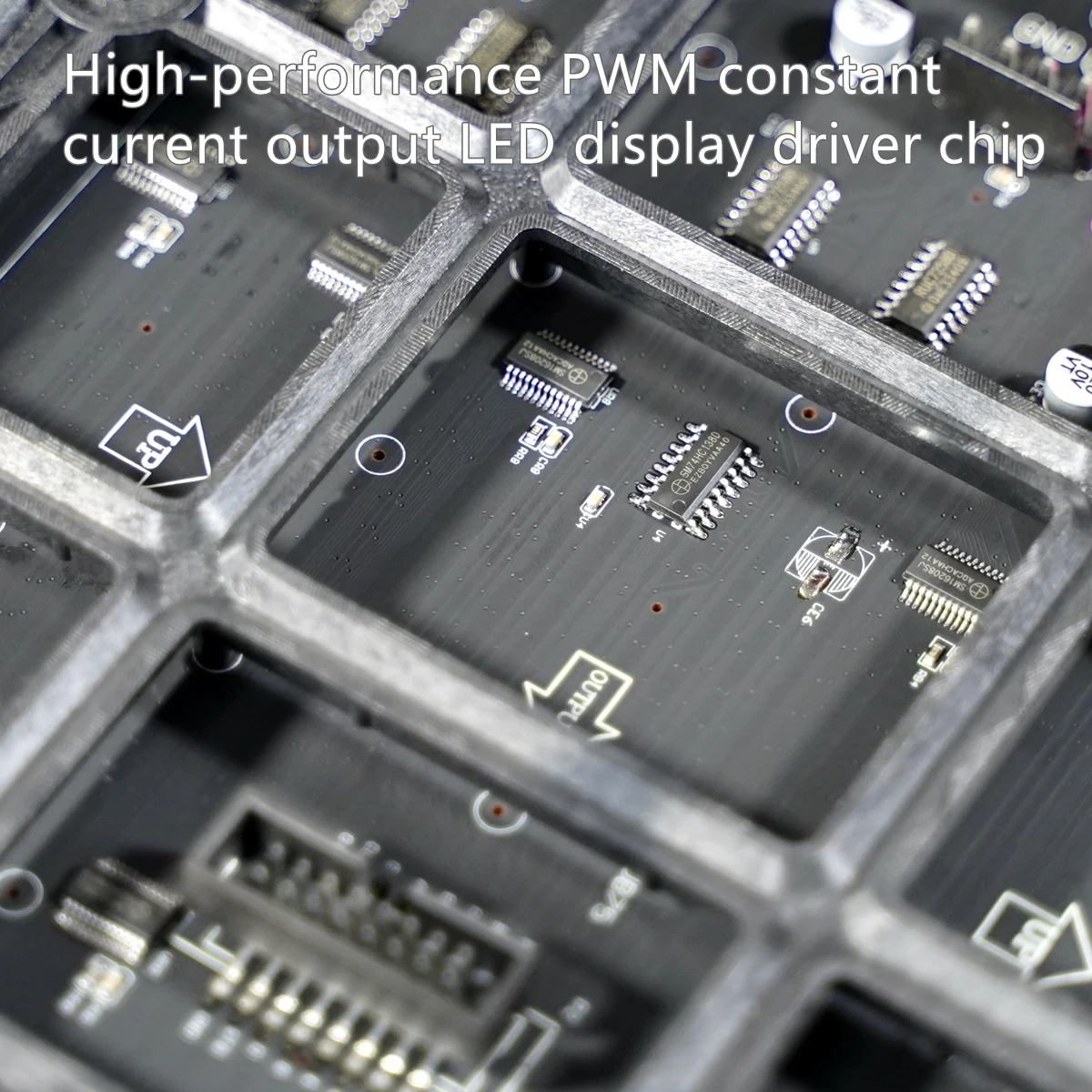 P4 Indoor Black SMD Full Color LED Display Module 320mmx160mm For Indoor Video Wall