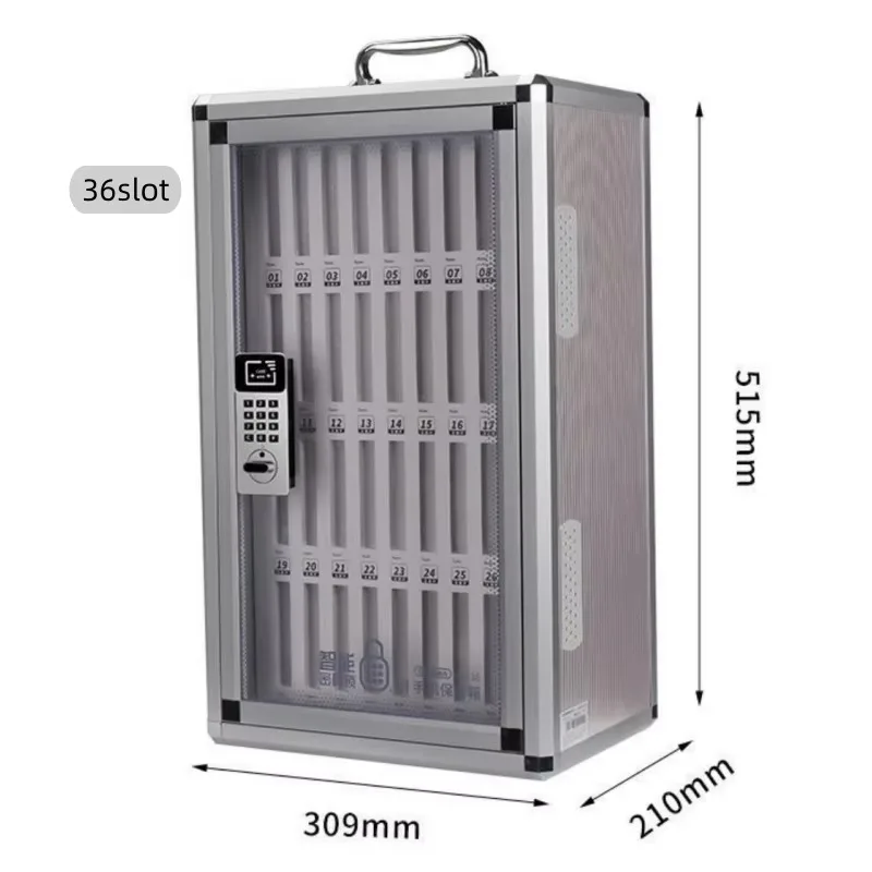 Wall-mounted Mobile Phone Safe with Password Slot Mobile Phone Storage Combination Lock Mobile Phone Box Locker