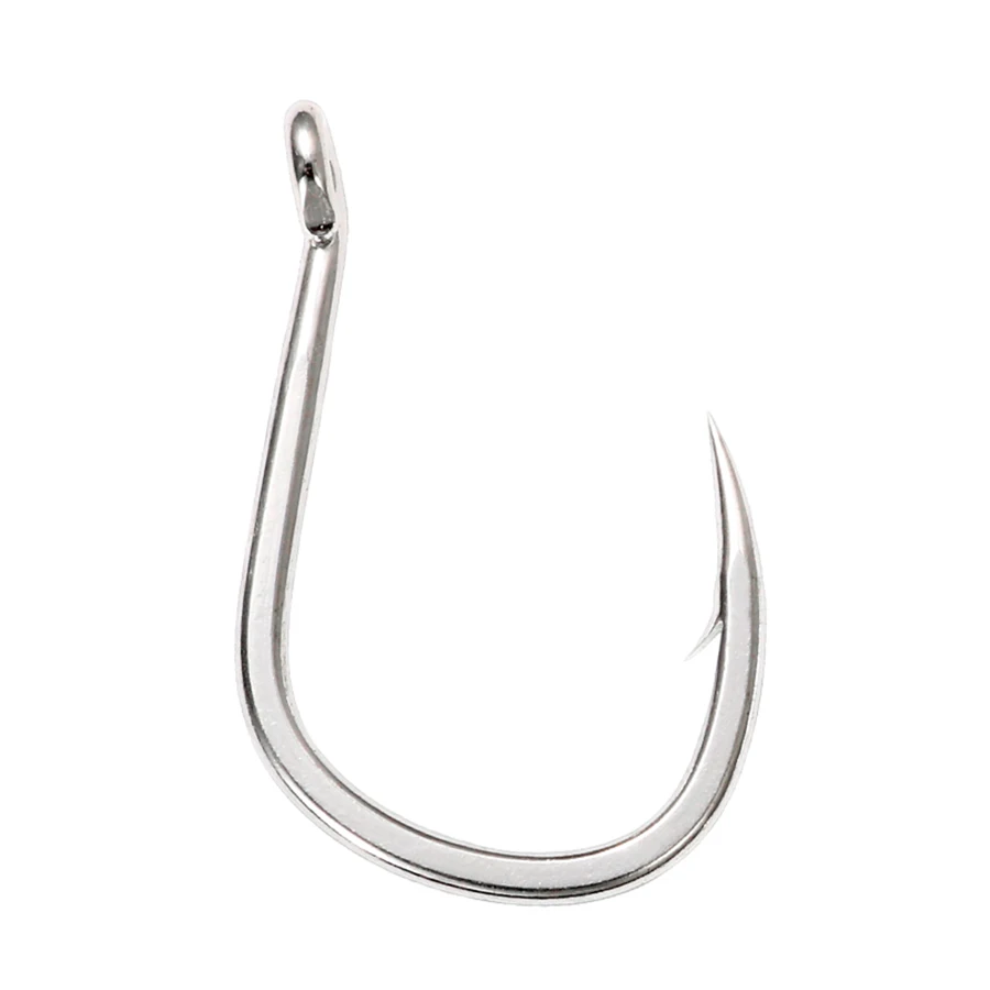 JIGGING PRO 8062-5X Hochkarbon-Stahl Einzel-Assist-Haken 1/0-7/0 mit Ring für Salzwasser-Jigging und Lebendköder zum Thunfischfang – Detail 7