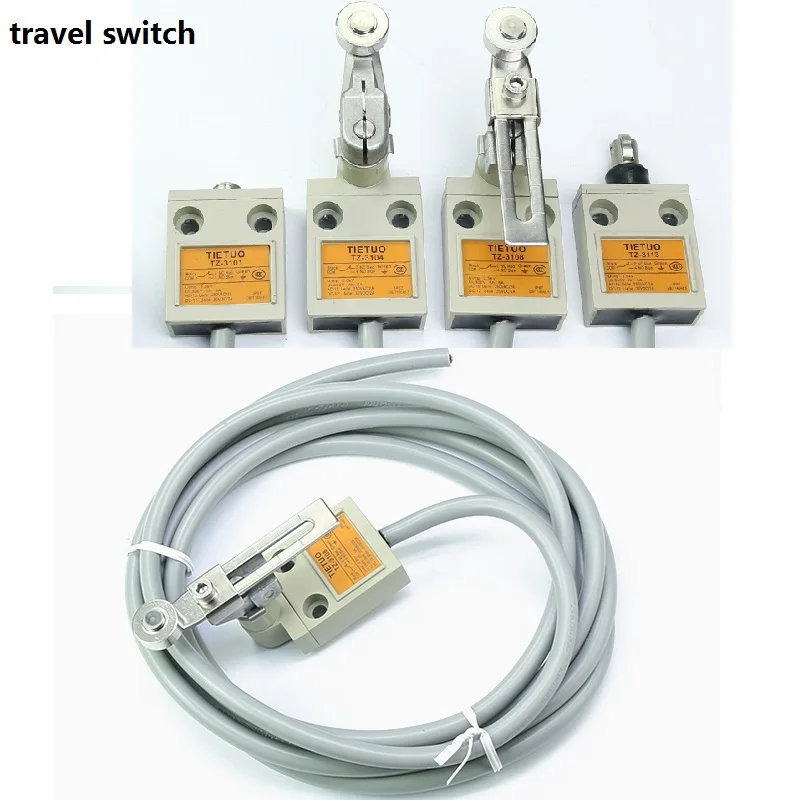 TZ-3108 Waterproof, Oil-Proof and Dustproof Travel Switch, with Cable Lengths Available in 1 Meter, 2 Meters and 3 Meters