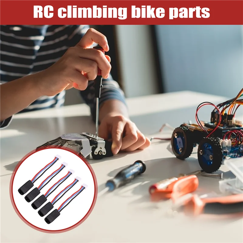 A13E-5Pcs Trx-4M Conversion Wire For Trx-4M Battery General Market Chargers And Other Models Battery