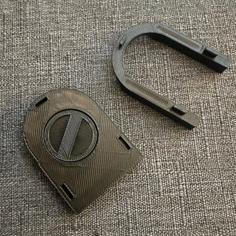 Outil de positionnement des doigts en plastique noir, impression 3D, copain d'ongles, Nail Art, 1 pièce