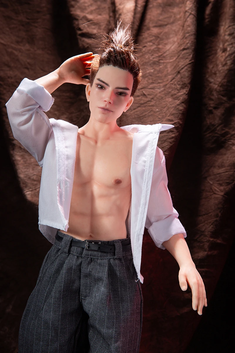 RENHEYUOU 2025, neues Produkt – 60 cm Herren-BJD-Puppe, hochwertige Silikon-Minipuppe, bewegliches Gelenkmodell als Geschenk