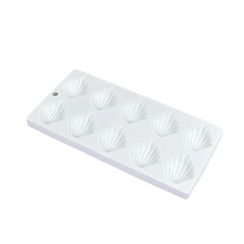 Safe Shell Silicones 10 Cavity Molds Create Elegant French Dessert Q5WC
