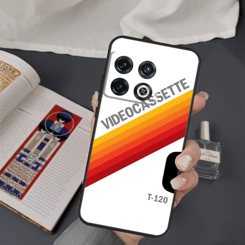 حافظة ملصق عتيقة بشريط كاسيت Vhs لهاتف OnePlus Nord 4 CE 3 2 Lite N30 N20 9 10 Pro 8T 9RT 10T 11 OnePlus 13 12 R