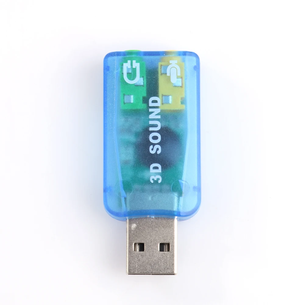 Mini USB Bên Ngoài Để Mic 3.5Mm Cắm Tai Nghe Stereo Tai Nghe 3D Card Âm Thanh Âm Thanh Micro Adapter Loa Cho Giao Diện laptop