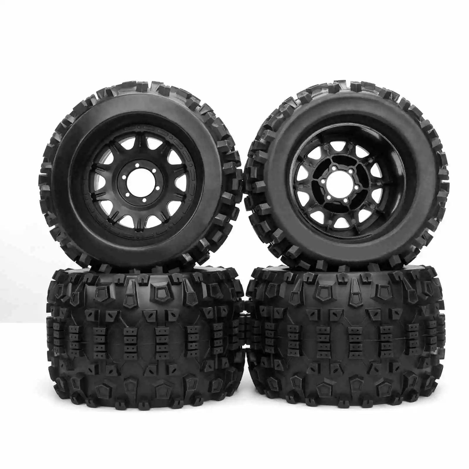 PYFORE 4 pièces pneus 1/8 pneus de camion monstre télécommandés pour KRATON/OutCAST/FSR TANK/HPI modèle de voiture