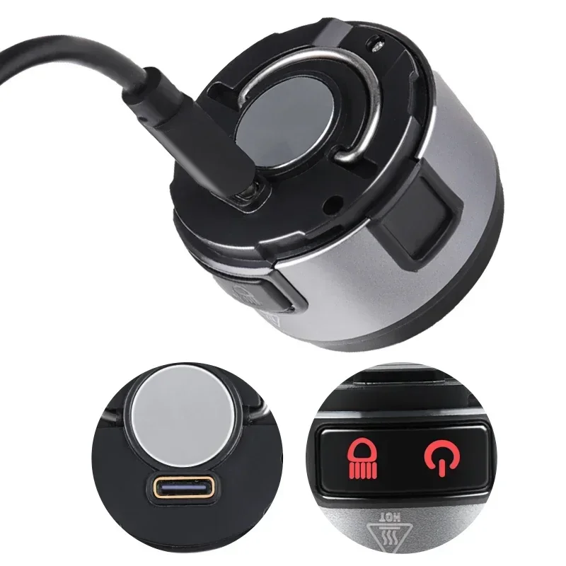 IR Motion Sensor COB LED Headlamp Mini Lightweight Hat Clip Light with Magnet Hook USB Rechargeable Multifunctional Headlight