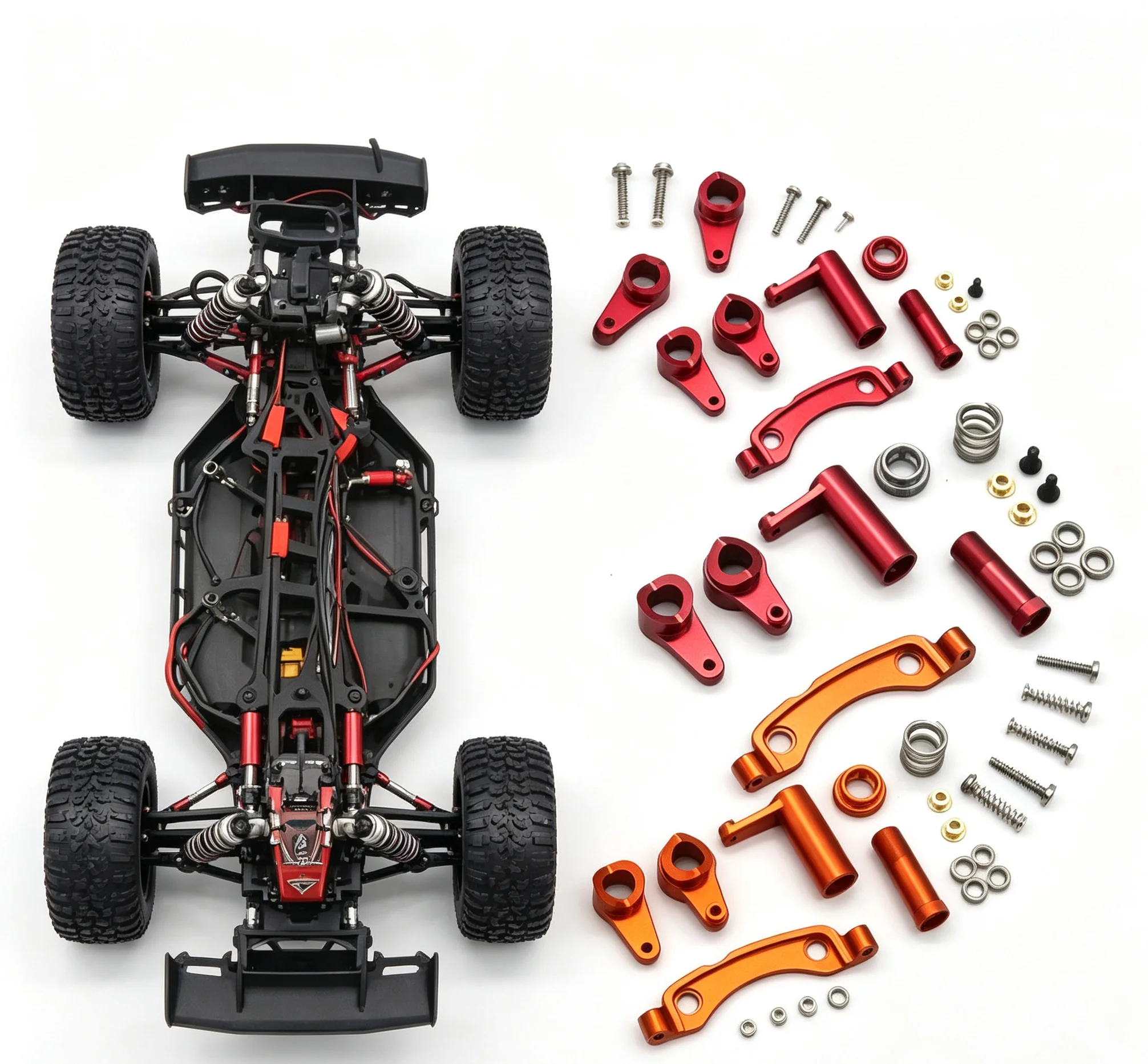 ZD Racing DBX-10 1/10 Scale Remote Control Car Metal Steering Parts 10427S 9106S Upgrade Equipment for RC Cars