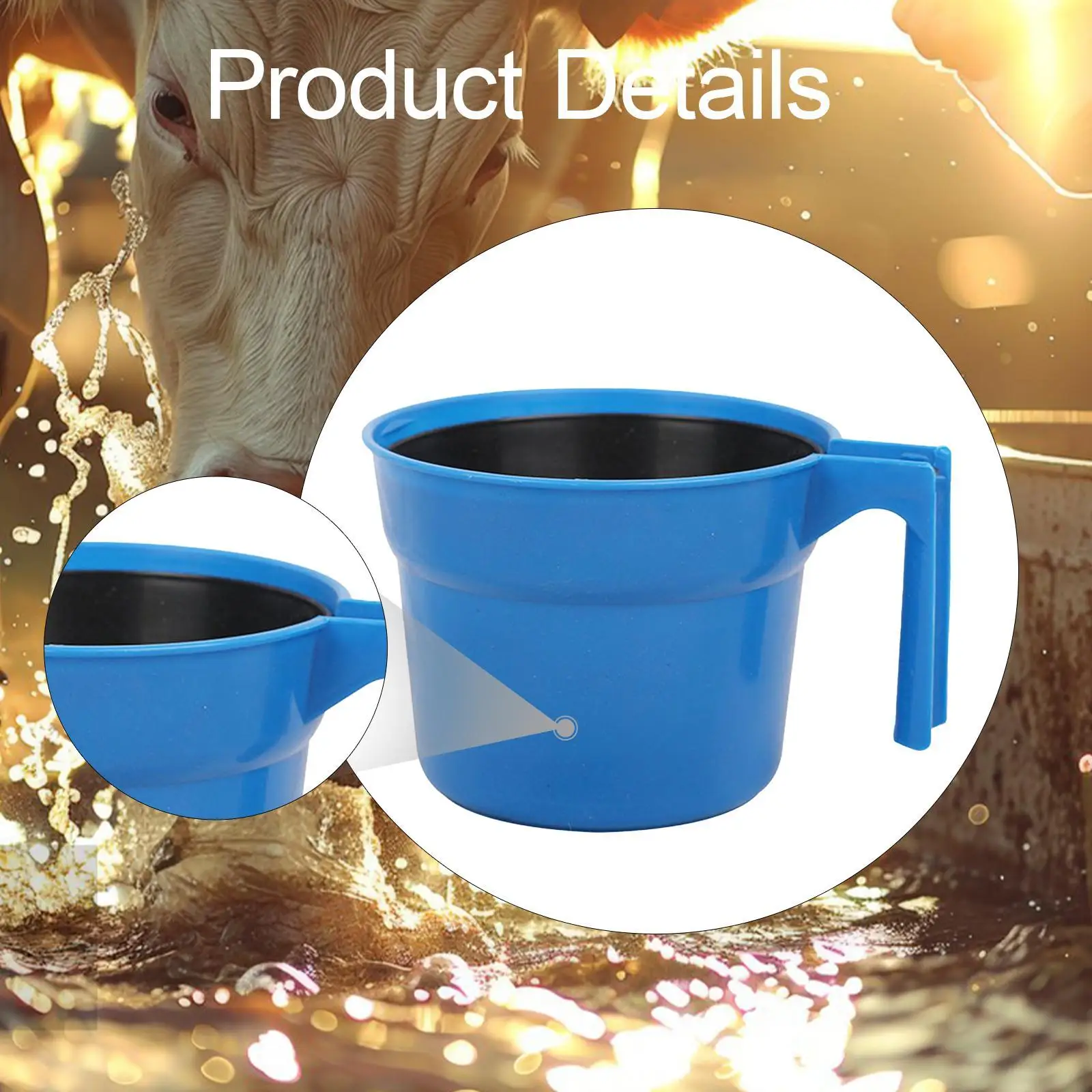 Milk Strainer Cup with Mesh Filter Lightweight Sampling Cup Reusable Analyzer for Dairy Farm Cow