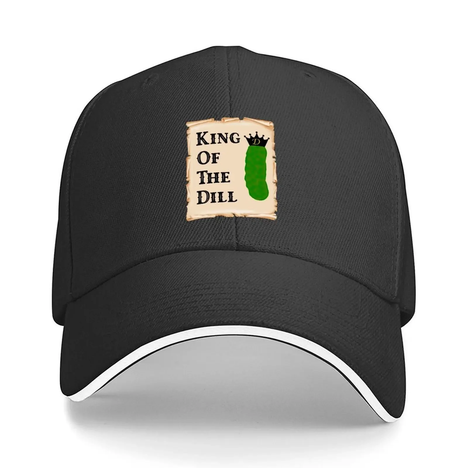 King of The Dill - Pickle Lover Baseball Cap Fashion Beach New In The Hat funny hat Sports Cap Baseball Men Women's