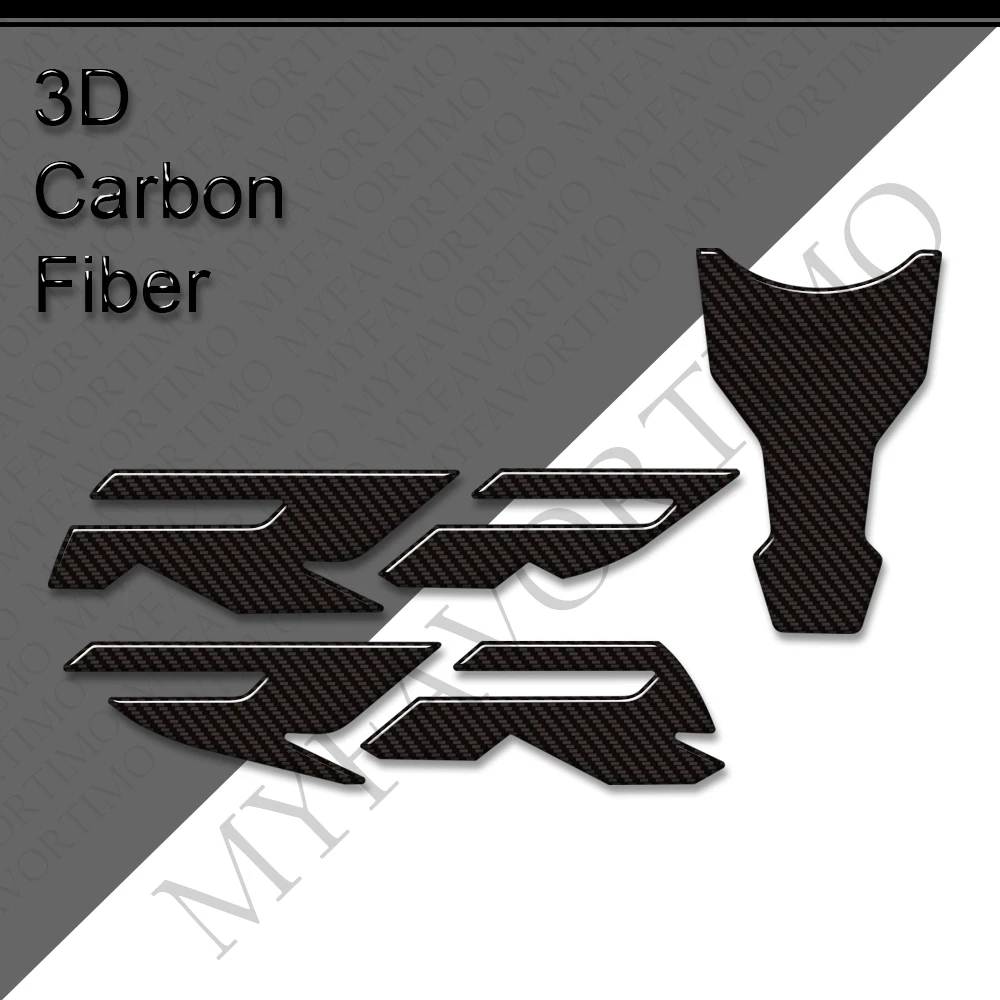 For BMW S1000RR S1000R R M1000RR M1000R Carbon Fiber Tank Pad Grips Fuel Knee Stickers Decals Protector for Motorcycleor