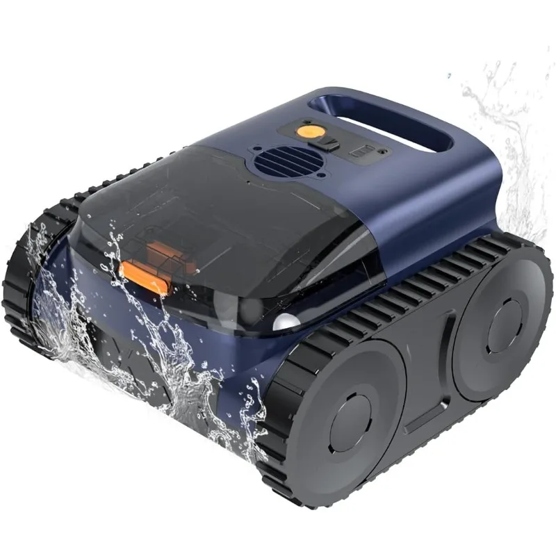 Беспроводной пылесос для бассейна для подземных бассейнов, беспроводной робот-пылесос площадью до 2150 кв. футов, пылесос для очистки стен и водных линий