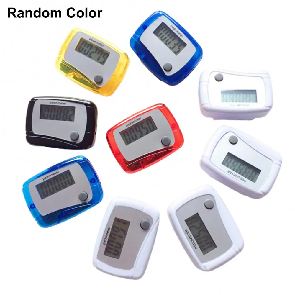 0 - 99999 Steps Counting Walking Pedometer Portable Mini Digital LCD Pedometer Sports Walking Running Step Counter Meter