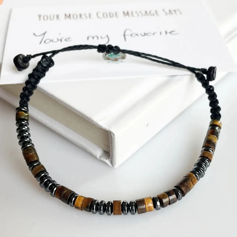 Men\'s Women\'s Extra Strength Black & COPPER Magnetic Hematite bracelet