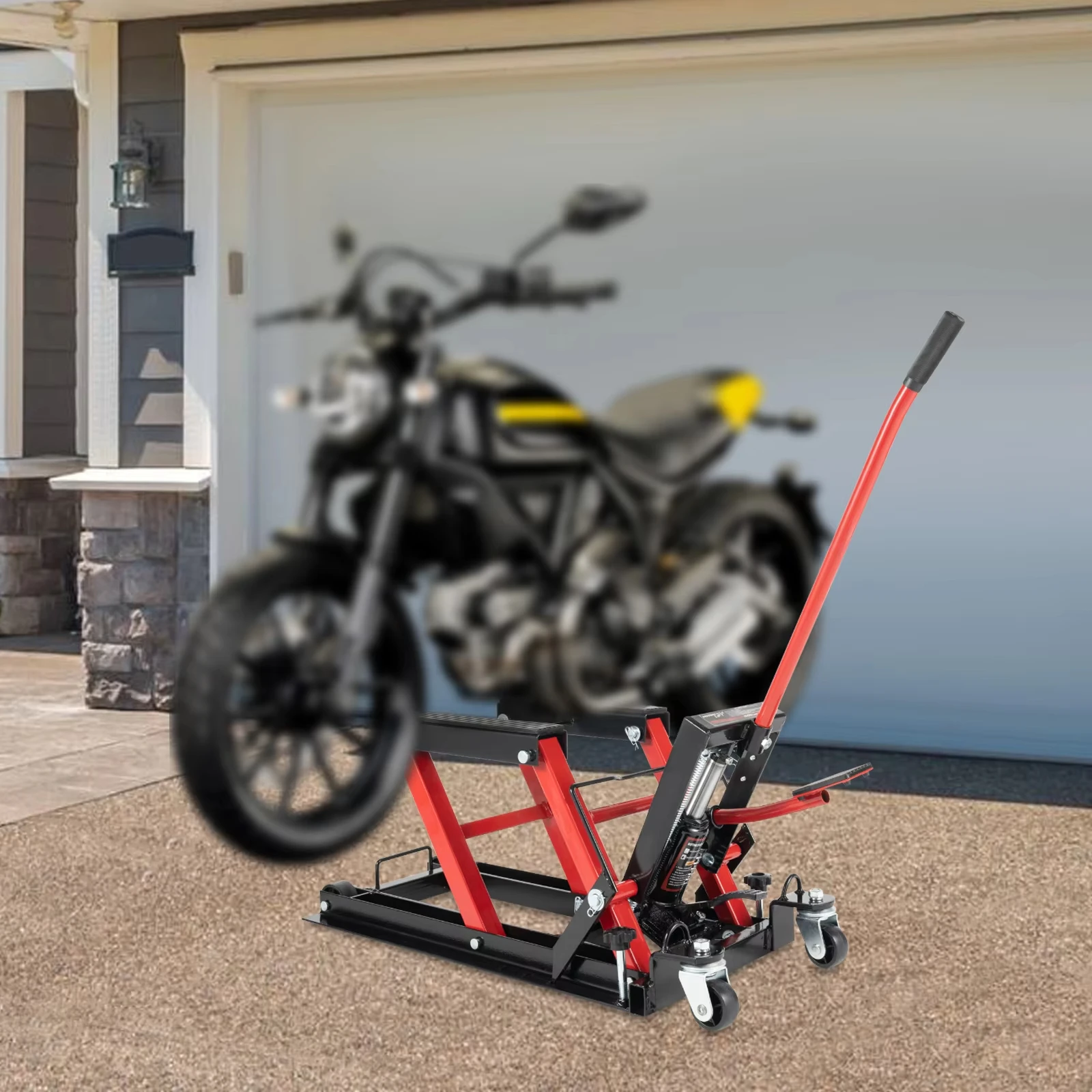 

Motorcycle Tools Motorcycle Lift Platform, Locomotive Hydraulic Dedicated Lift