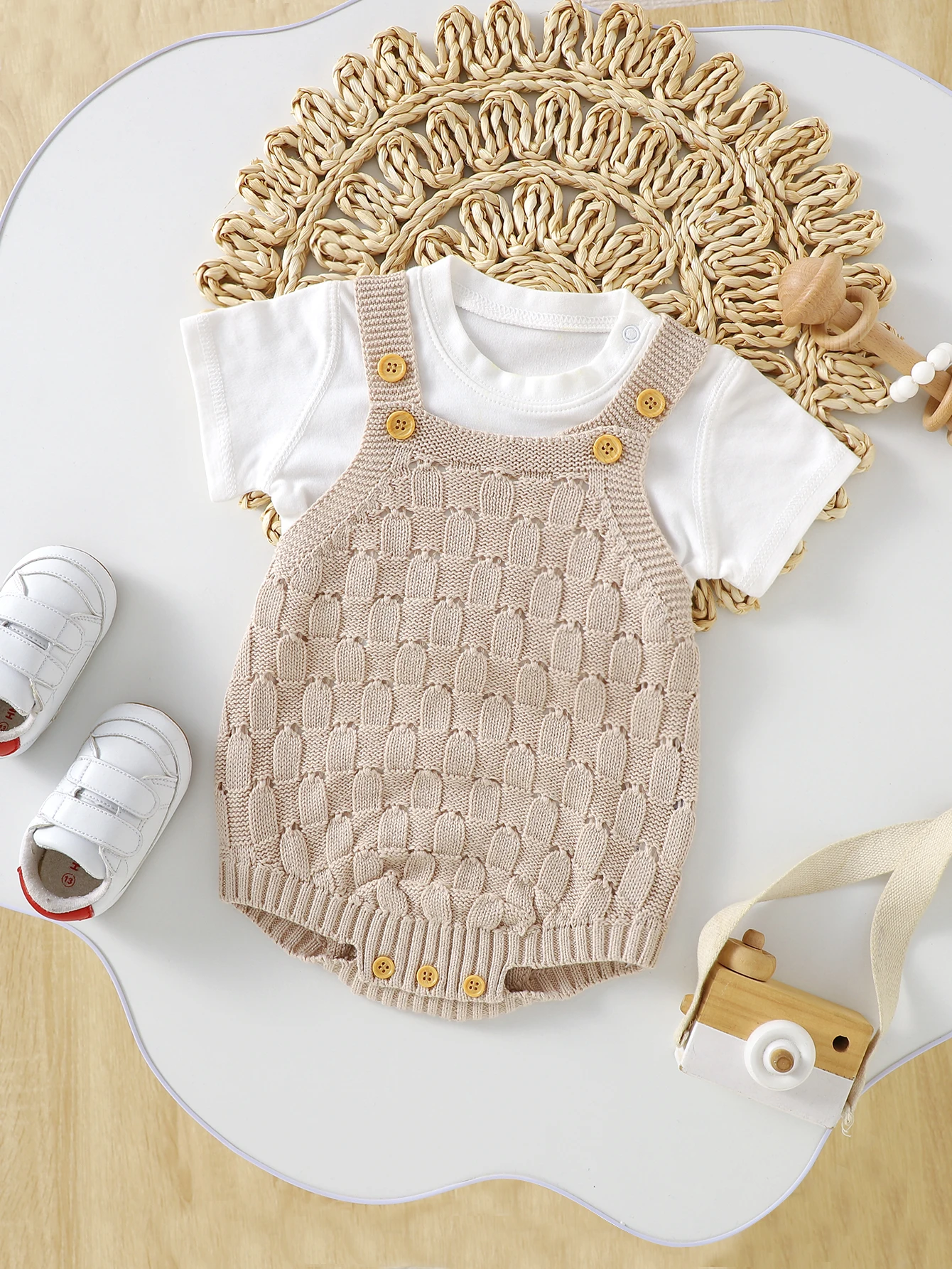 Baby Bodysuits Clothes Fashion Candy Color Knitted Newborn Infant Cotton Onesie for Toddler Boys Girls One Pieces Outfits 0-18m