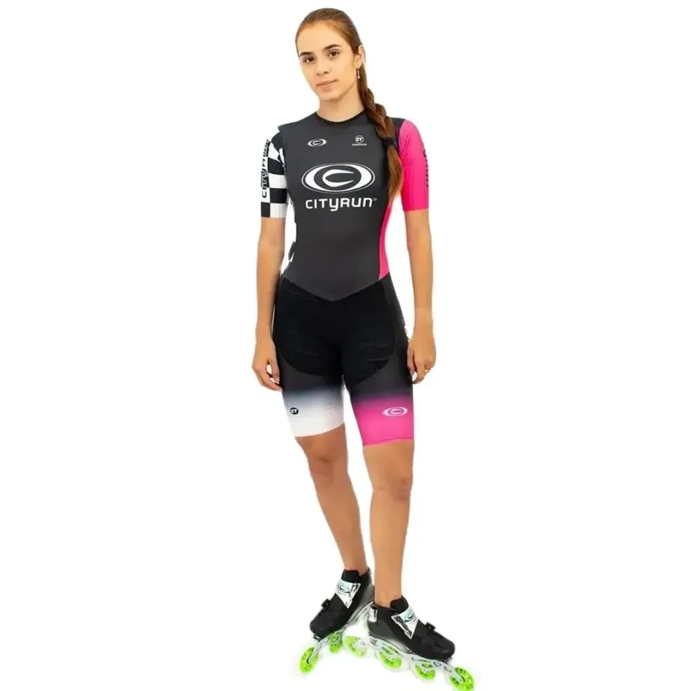 Cityrun Oficial Speed Skating Unisex Skates Suit Triathlon Speed Inline Roller Skate Monkey Skinsuit Comfortable Fast Skating