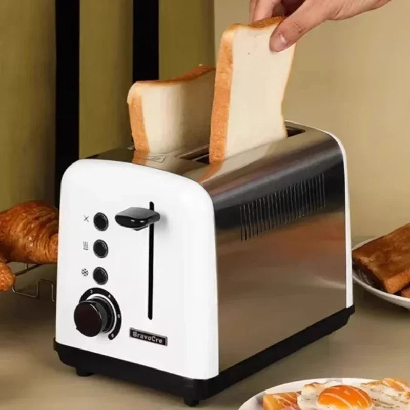 Household breakfast toaster fully automatic small double-sided baking with card slot kitchen toaster