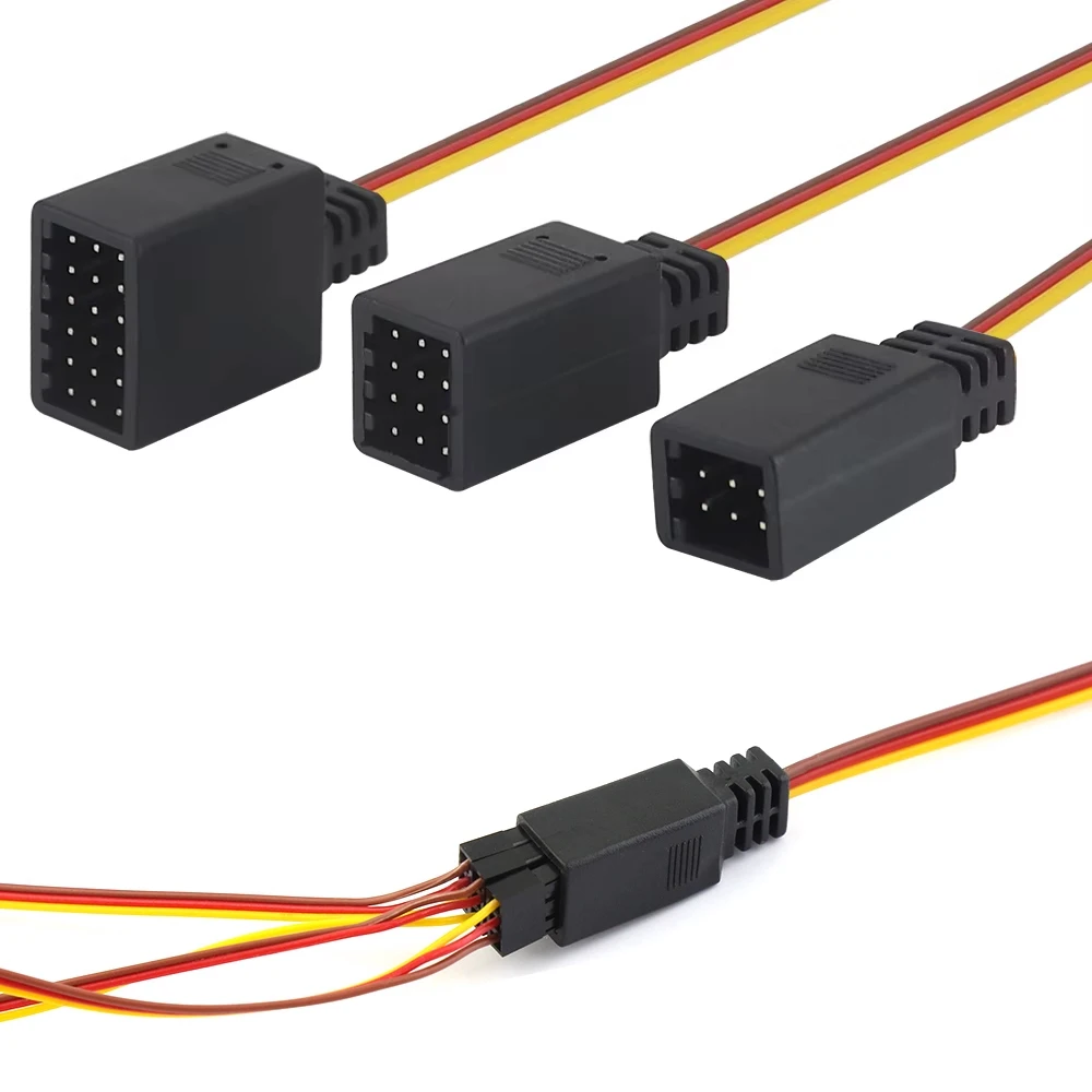 350mm tipo y cabo de extensão de linha estendida para futaba jr y arnês servo extensão de chumbo para carro rc/navio/helicóptero