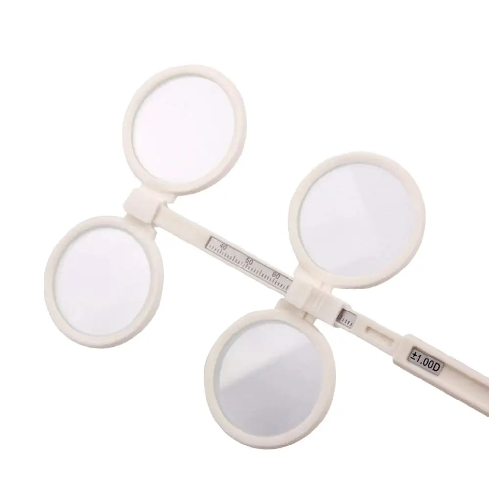 Adjustable Eye Protection Optical Flipper Ultralight 4 Lens Ophthalmic Holder Plastic Eye Trainer Men Women