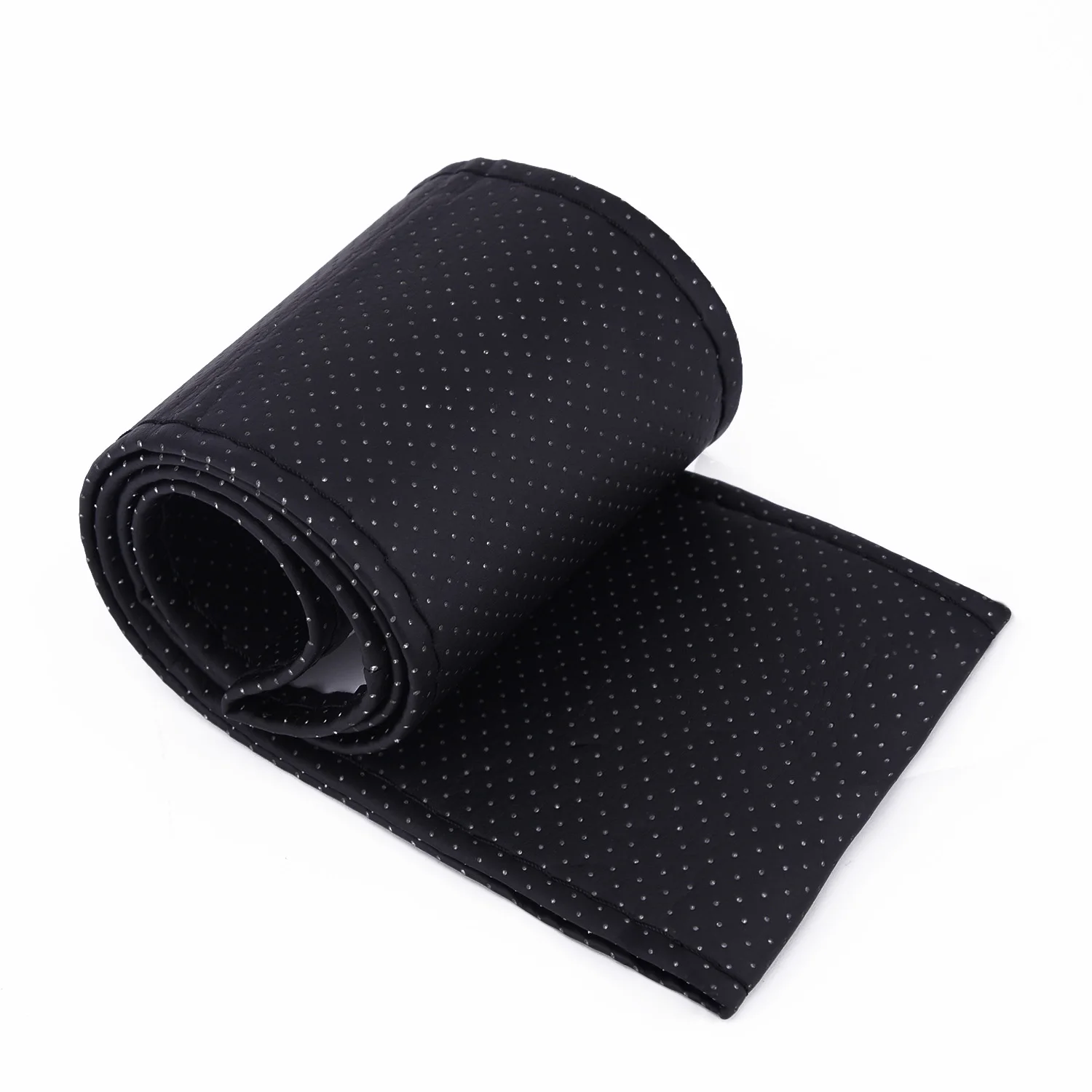 

Car Leather Breathable Anti-slip Faux DIY Sleeve Protector Steering Premium popular soft comfortable High Quality