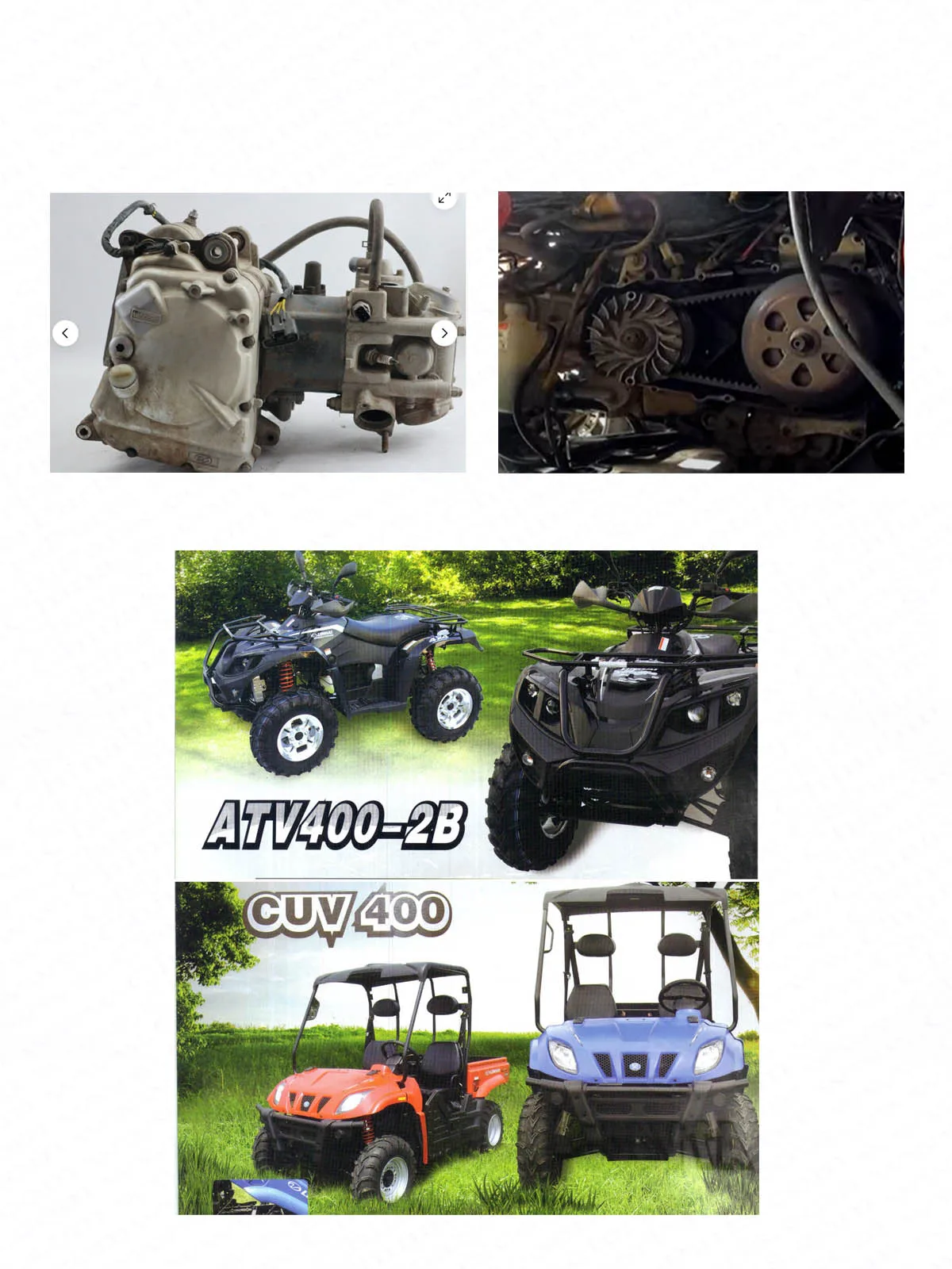 132MM 20T Variator Kit YP400 Linhai 400 400CC 180MQ ATV UTV Buggy Scooter  Parts