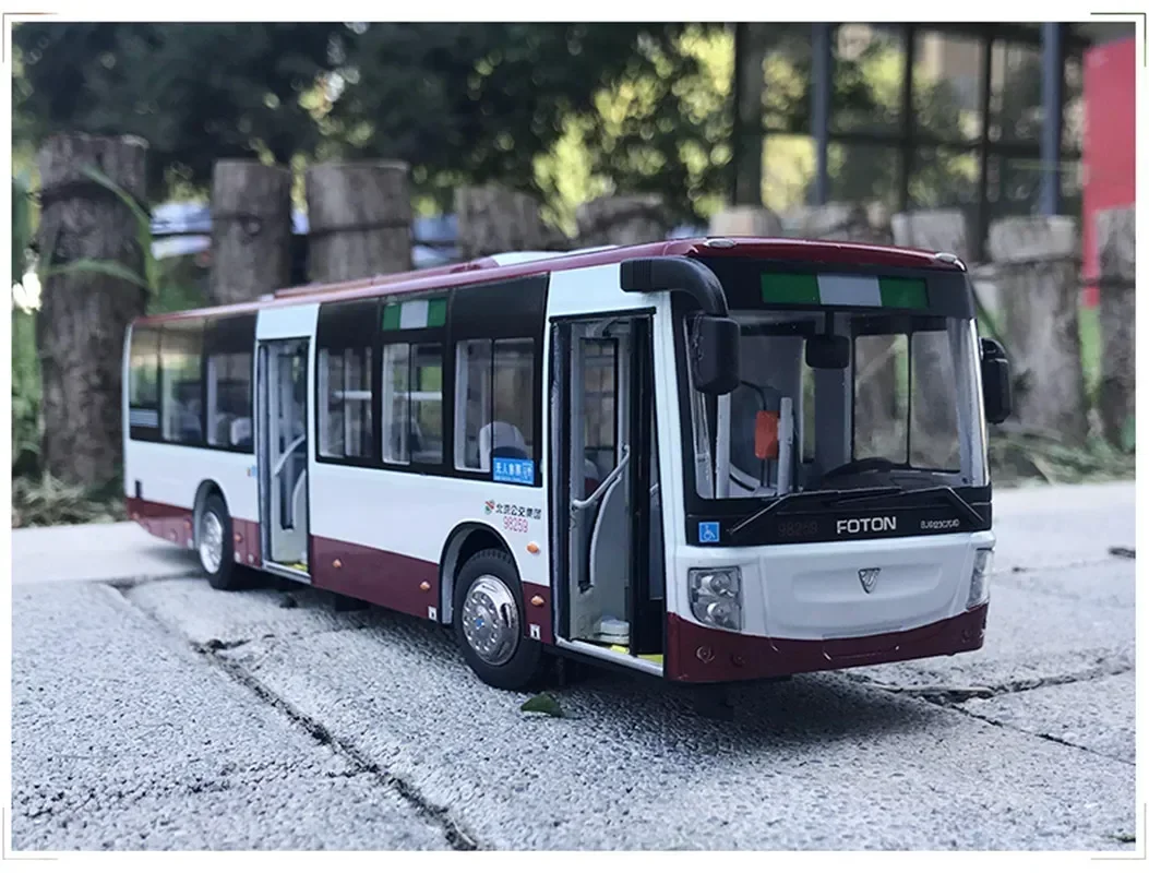 

1/43 Foton Beijing City Bus BJ6123 No.88 Diecast Electric Bus Model Gift Display Collection Ornaments Metal,Plastic,Rubber