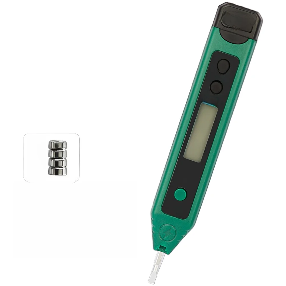 Electrician Voltage Tester Pen AC DC 12-220V LED Flashlight Non Contact Sensor Mechanic Tools LED Display For Electricians AC DC