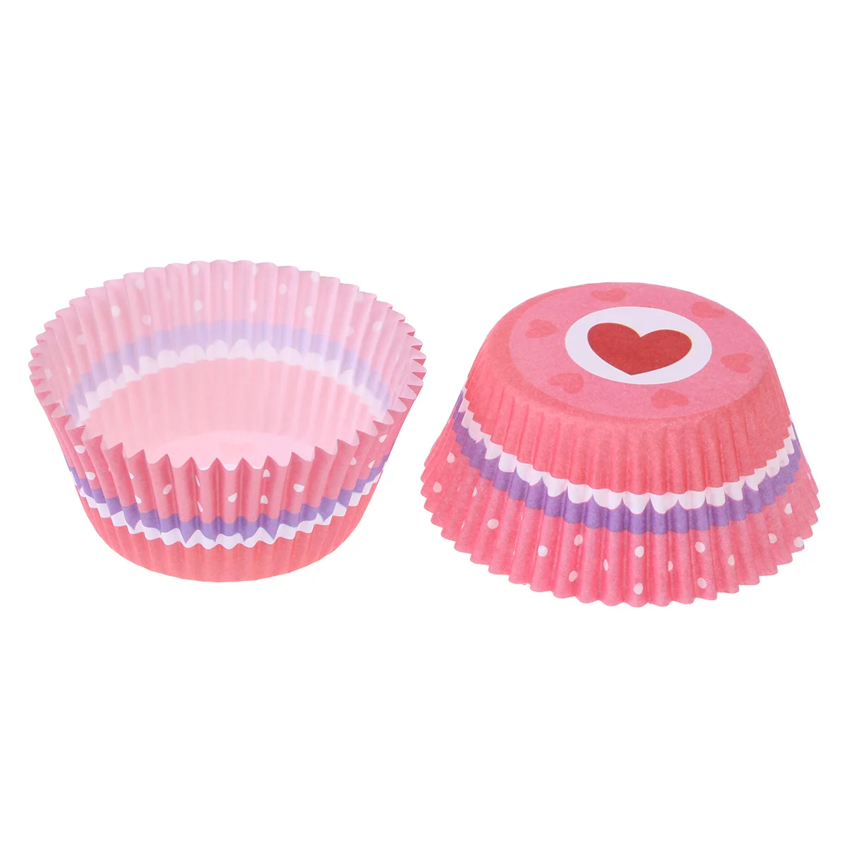 100 قطعة من بطانات كب كيك بتصميمات مختلفة ديناميكية غير سامة وصديقة للبيئة أكواب ورقية للخبز لحفلات الزفاف وأعياد الميلاد المفضلة للمافن #4