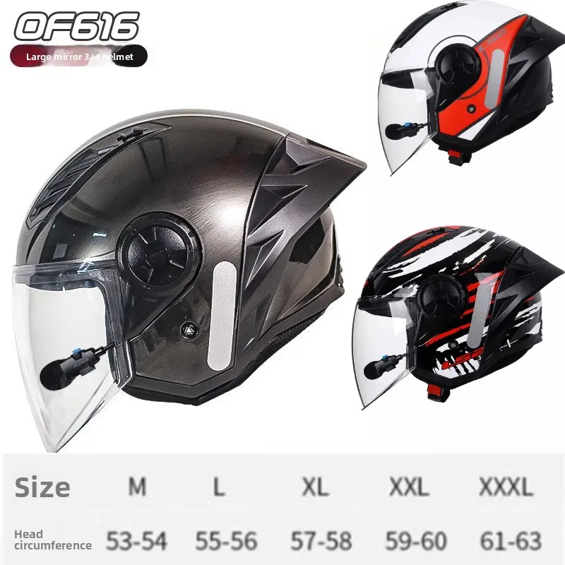 

LS2 OF616 Мотоциклетный шлем унисекс 3/4 с открытым лицом Скутер Велосипед Всесезонный Bluetooth Capacete LS2 Половина лица Casco Casco De Moto