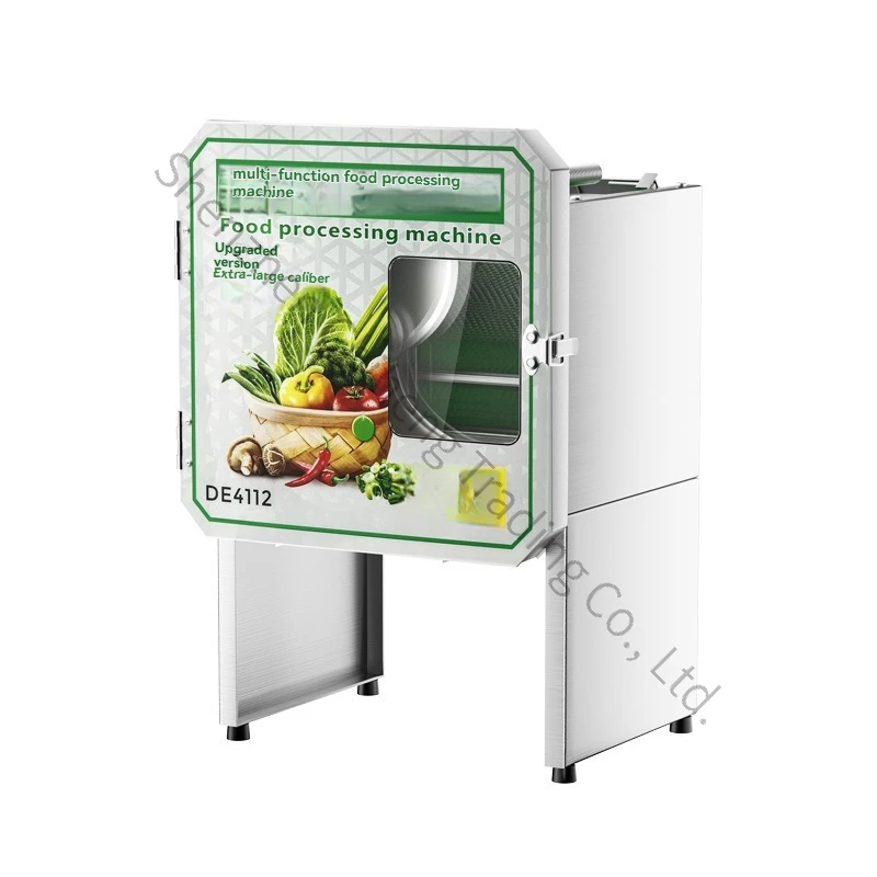 Cutting Scallion Machine Commercial Electric Cutting Chili Ring Chive Section Sauerkraut Shiitake Mushroom Radish Slices Machine
