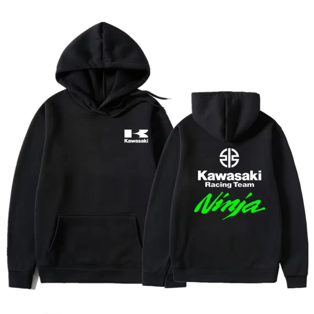

Мужская спортивная рубашка Kawasaki для гонок на открытом воздухе, мужская спортивная рубашка 2025 года, новинка весны и осени, мужская спортивная рубашка, женская толстовка с капюшоном