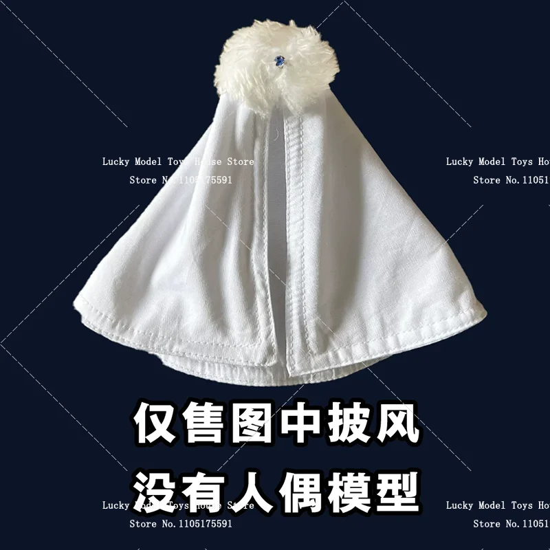 

2 Versions 1/12 White Queen Female Action Figure Cloak Clothes Toys Accessory For Movable 6inch Ml Soldier Body Decoration