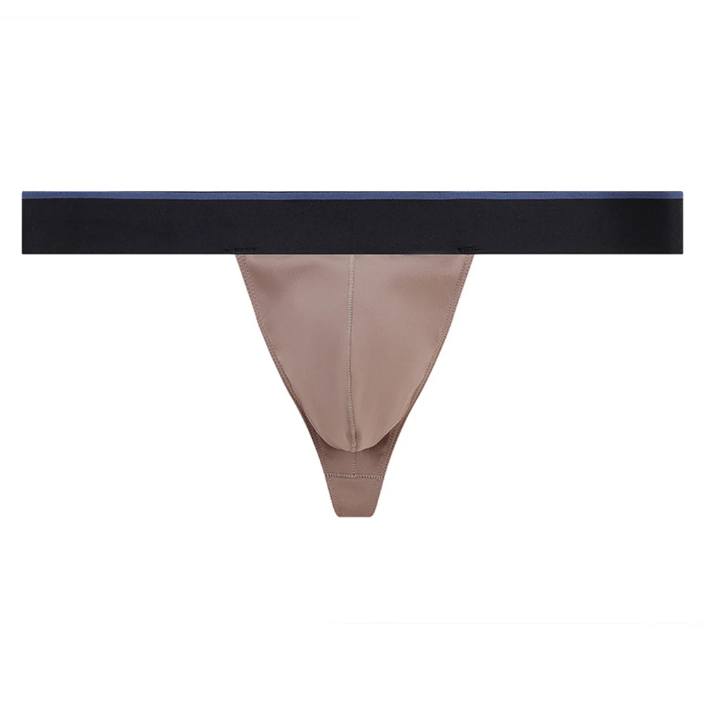 Autumn Spring Men Thongs Male Underwear G-string Lingerie Low Rise Modal Sexy Briefs Solid Color Stretch Comfy