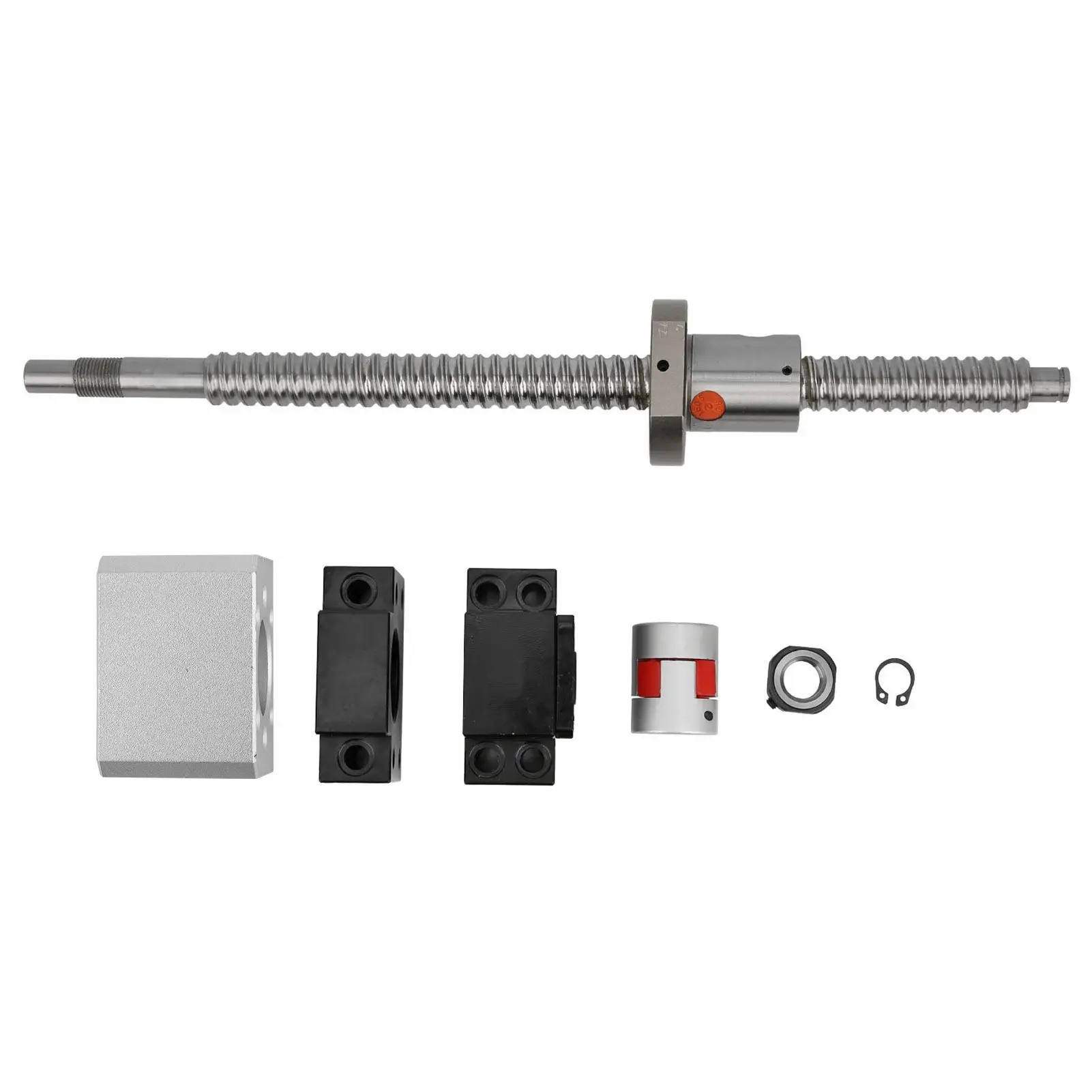 

High Precision 1204 Rolled Ball Screw Assembly with Nut Holder and BK BF End Support for CNC Machines