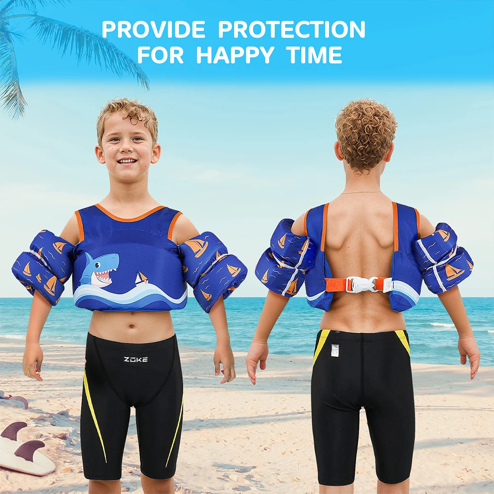 Child Float Arm Sleeve Floating Ring Safe Life Jacket Cartoon Children's Swim Life Jackets Baby Arm Ring Buoyancy Vest Garment