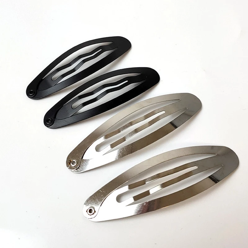 20pcs/lot Hair Clips Base Oval Hairpin BB Clip Base for Jewelry Making DIY Handmade Girls Kids Hair Accessories Hairpin Supplies