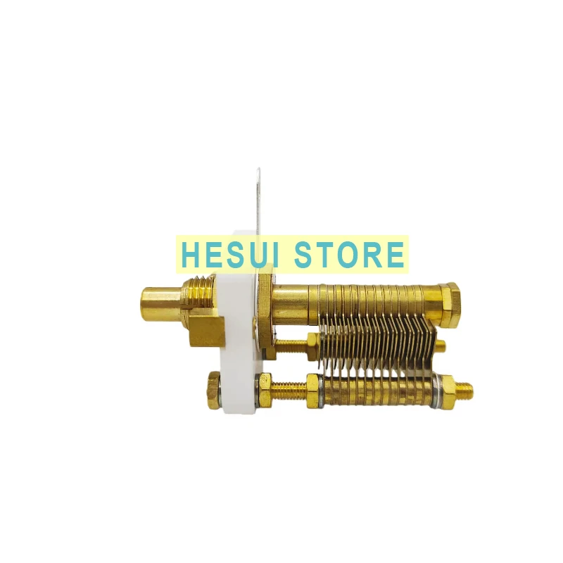 CW2F high frequency high Q value ceramic all copper single air variable capacitor 60P100P cosmetic medical small loop antenna
