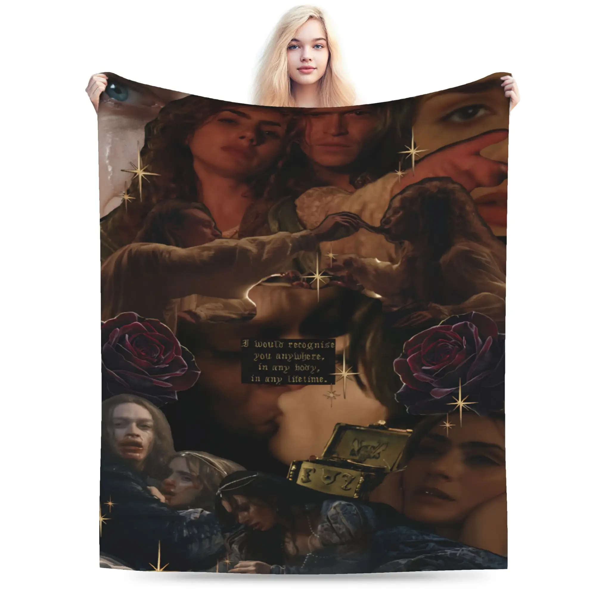 Dracula A Love Tale Blankets Flannel  Relax Ultra-Soft Throw Blanket for Bedroom Rug Piece