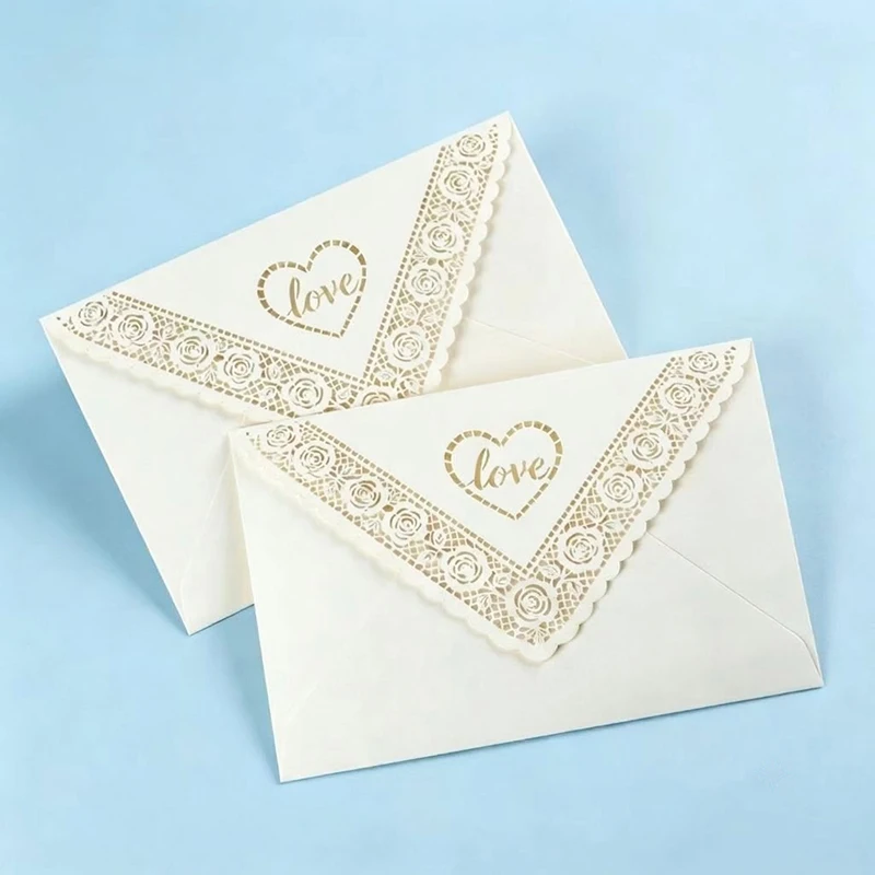 30pcs-kraft-paper-envelopes-wedding-invitation-113x17cm-hollowing-rose-love-lace-business-greeting-postcard-envelope-invitation