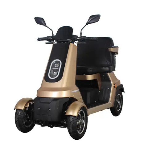 CE 인증 중국 2 인승 모빌리티 전기 스쿠터, 4 륜 48V 500W 25 km/h 저렴한 노인 오토바이