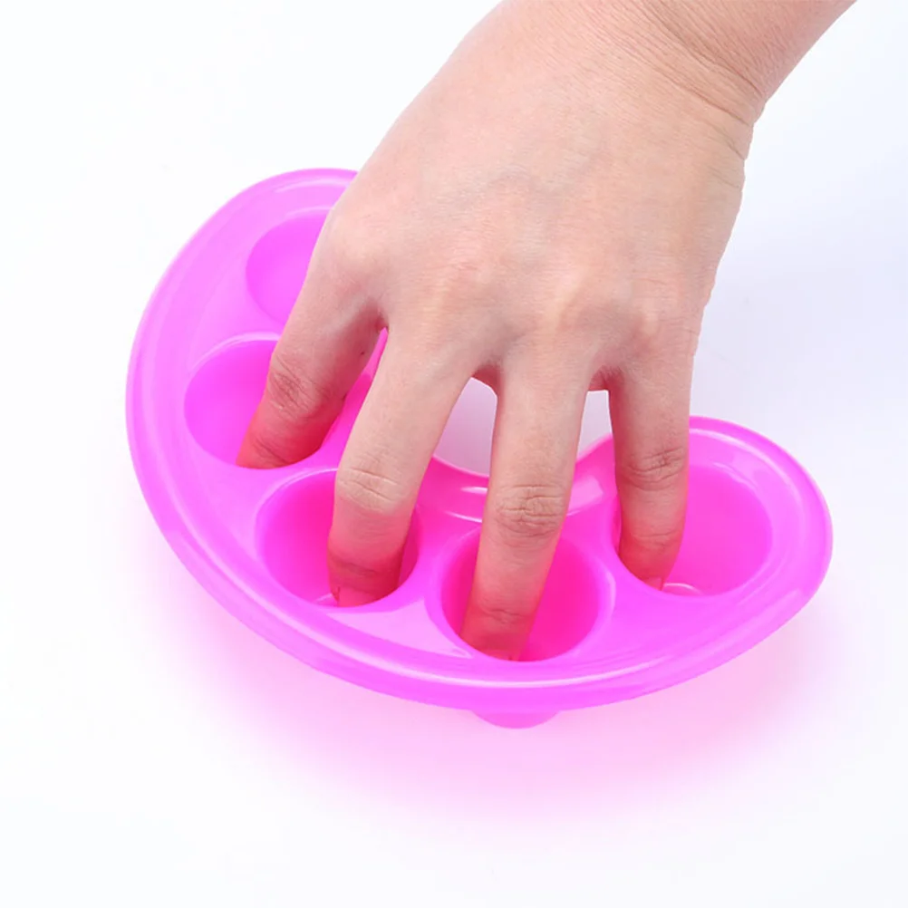 6개입 5홀 매니큐어 소커 볼 네일 트리트먼트 인조 손톱 제거 큐티클 영양 가정용 블랙 화이트 로지