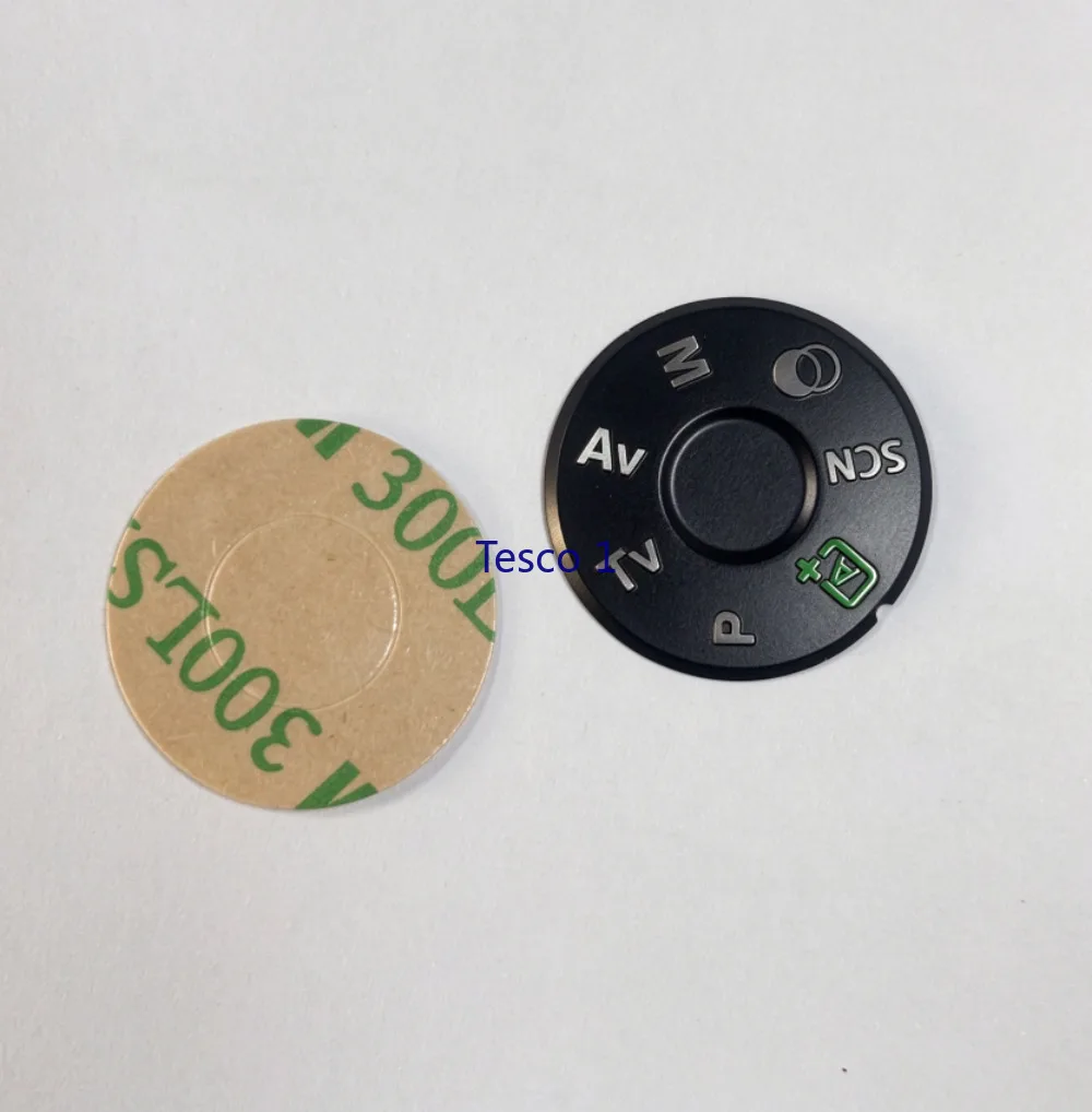 New For Canon EOS 850D Camera Top Mode Dial Button Cap Plate Label Cover Repair Replacement Part