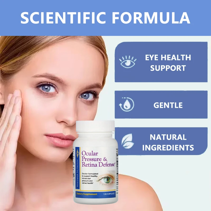 Eye Pressure & Retinal Defense Supplement for Healthy Eye Pressure Levels, Circulation and Eye Tissue, Healthy Vision