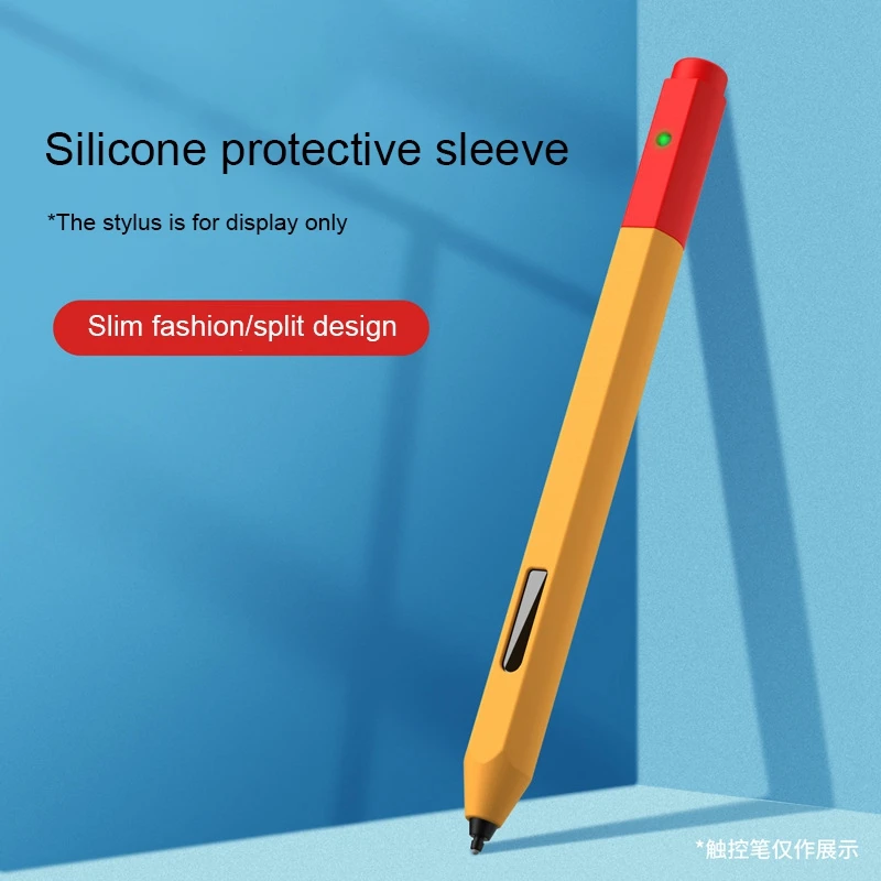 Manchon de protection en silicone pour stylet de tablette, manchon de crayon fendu pour surface, 1 ensemble