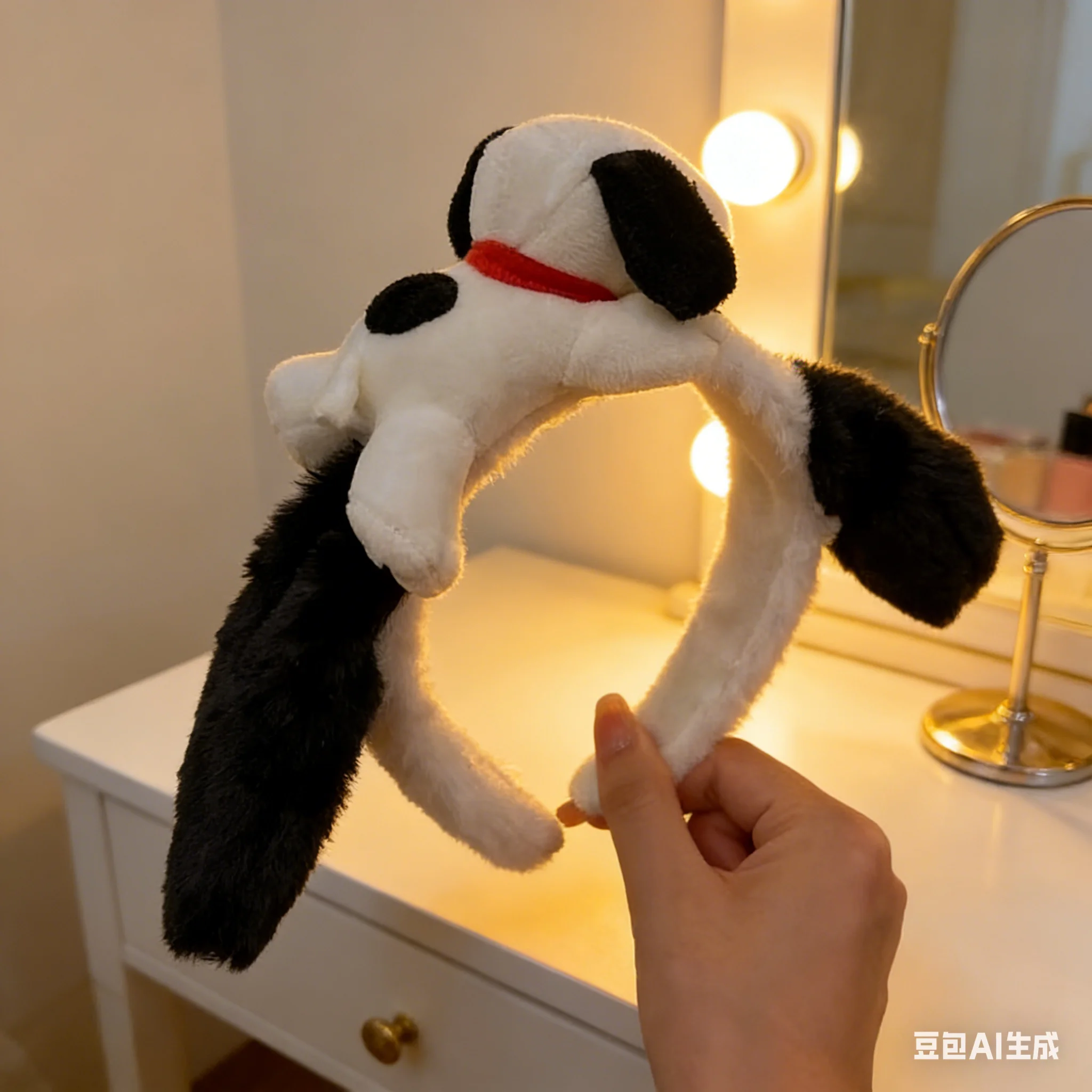 

Cartoon Cute Snoopyed Hair Accessories Headband Toy Doll Cosplay Christmas Props Daily Necessities Gift