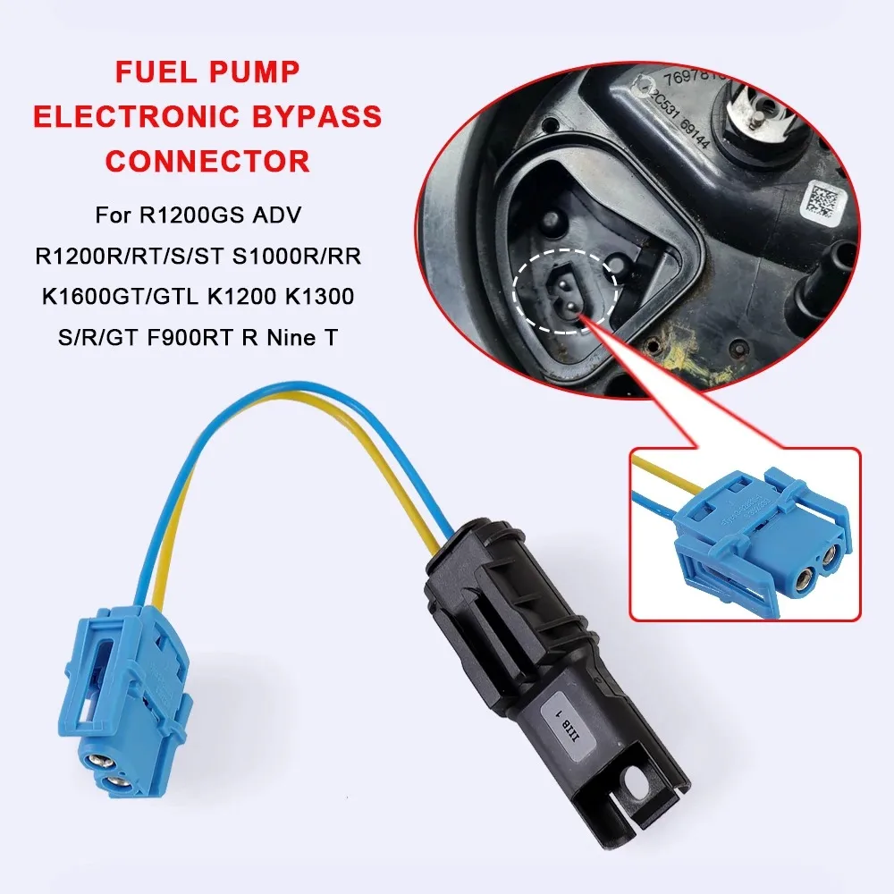 Elektronischer Bypass-Anschluss-Kit für Motorrad-Kraftstoffpumpen-Controller für BMW S1000RR K1600GT R1200GS ADV R1200RT RnineT R900RT K1200R